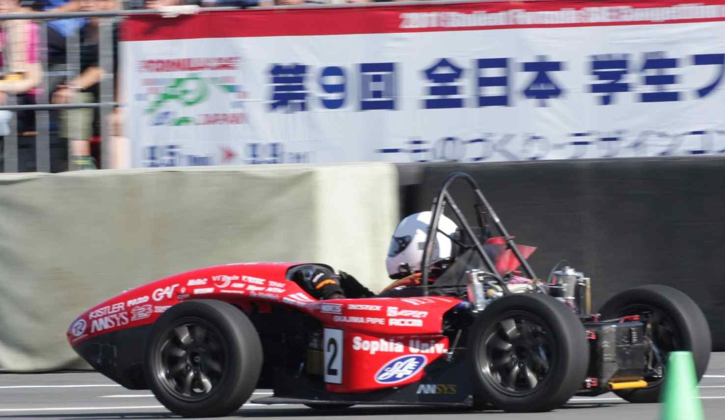 長距離耐久走行テスト-エンデュランス-にて上智大学フォーミュラチーム - SOPHIA RACING Formula SAE上智大学レーシングサークルソフィアレーシングhttp://www.sophia-racing.com/